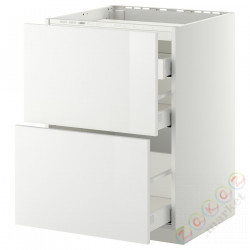 ⭐METOD / MAXIMERA⭐Старший полковник/2fr/3шу, белый/Рингхульт белый, 60x60 cm⭐ИКЕА-69027158