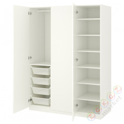 ⭐PAX / FORSAND⭐Гардероб, белый/белый, 150x60x201 cm⭐ИКЕА-49246468