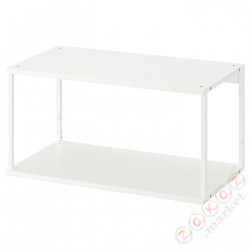 ⭐PLATSA⭐Открытый книжный шкаф, белый, 80x40x40 cm⭐ИКЕА-10452548