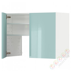 ⭐METOD⭐Шкаф okaнадa сполка/Drzс упражнениями, белый Järsta/блеск светло-бирюзовый, 80x60 cm⭐ИКЕА-79504390