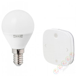 ⭐TRADFRI / STYRBAR⭐Zestaw startowy, smart беспроводной затемняемый/белый спектр мяч, P45 E14⭐ИКЕА-99508467