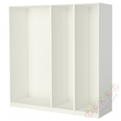 ⭐PAX⭐3 рамы шкафа, белый, 200x58x201 cm⭐ИКЕА-19895339