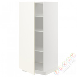 ⭐METOD⭐Высокий шкаф/полки, белый/Vallstena белый, 60x60x140 cm⭐ИКЕА-79507317