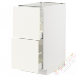⭐METOD / MAXIMERA⭐Sсstj 2fr/2в шу, белый/Vallstena белый, 40x60 cm⭐ИКЕА-69507167