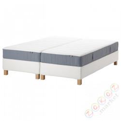 ⭐ESPEVAR/VESTEROY⭐Континентальная кровать, белый/жесткий/светло-голубой средней жесткости, 160x200 cm⭐ИКЕА-39490837