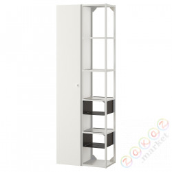 ⭐ENHET⭐Книжный шкаф, белый, 60x32x180 cm⭐ИКЕА-99331478