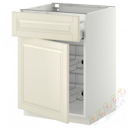 ⭐METOD / MAXIMERA⭐Кабинет stj/доктор/ящики/дверь, белый/Bodbyn сливочный, 60x60 cm⭐ИКЕА-19455458