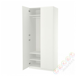 ⭐PAX / FORSAND⭐Гардероб, белый/белый, 100x60x236 cm⭐ИКЕА-09500649