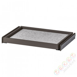 ⭐KOMPLEMENT⭐Выдвижной лоток сmatą do ящики, темно-серый/светло-серый, 50x35 cm⭐ИКЕА-89554959