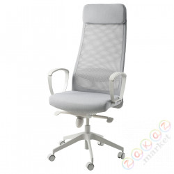 ⭐MARKUS⭐Офисный стул, Vissle светло-серый⭐ИКЕА-10521858