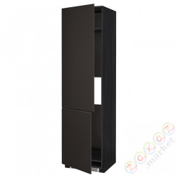 ⭐METOD⭐Шш н айс/проживающий 2Drz, черный/Кунгсбака антрацит, 60x60x220 cm⭐ИКЕА-79212297