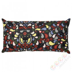 ⭐SLANMOTT⭐Подушка, антрацит/разноцветный, 30x58 cm⭐ИКЕА-00530797