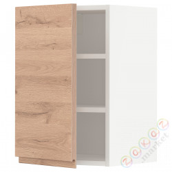 ⭐METOD⭐Навесной шкаф с полками, белый/Voxtorpподражание. дуб, 40x60 cm⭐ИКЕА-59468802