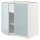 ⭐METOD⭐Кабинет stj/полки/2 дверь, белый/Kallarp jasnoсерый-синий, 80x60 cm⭐ИКЕА-89478866